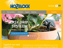 Tablet Screenshot of hozelock.se